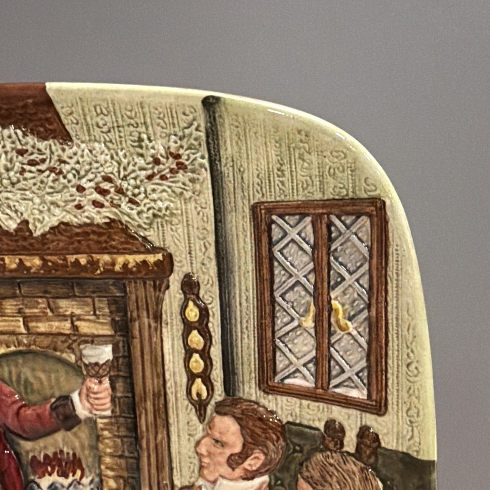 Vtg 1972 Royal Doulton Collectors Plate "Christmas in England"- 1st Edition - Picture 5 of 15